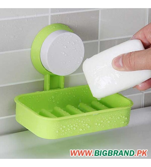 Plastic Soap Dish With Suction Cup